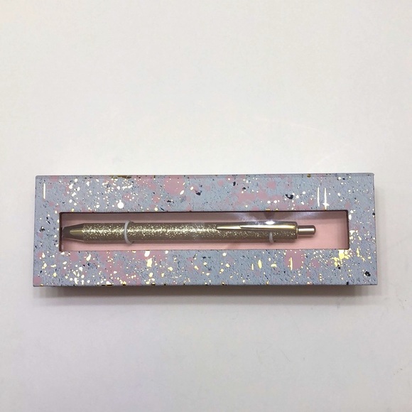New In Box Indigo Gold Glitter Pen - Picture 3 of 4